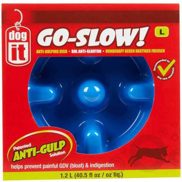 go slow dog bowl large