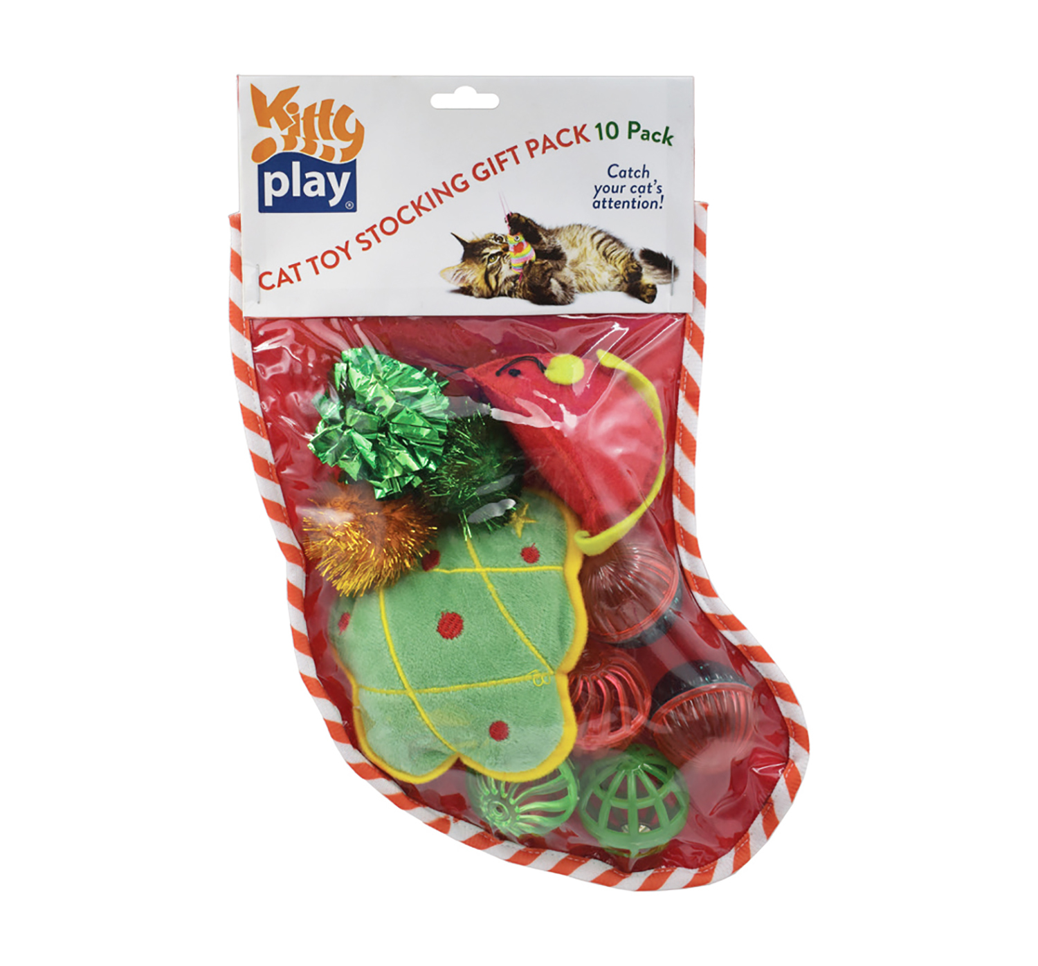 Cat toy christmas stocking sale