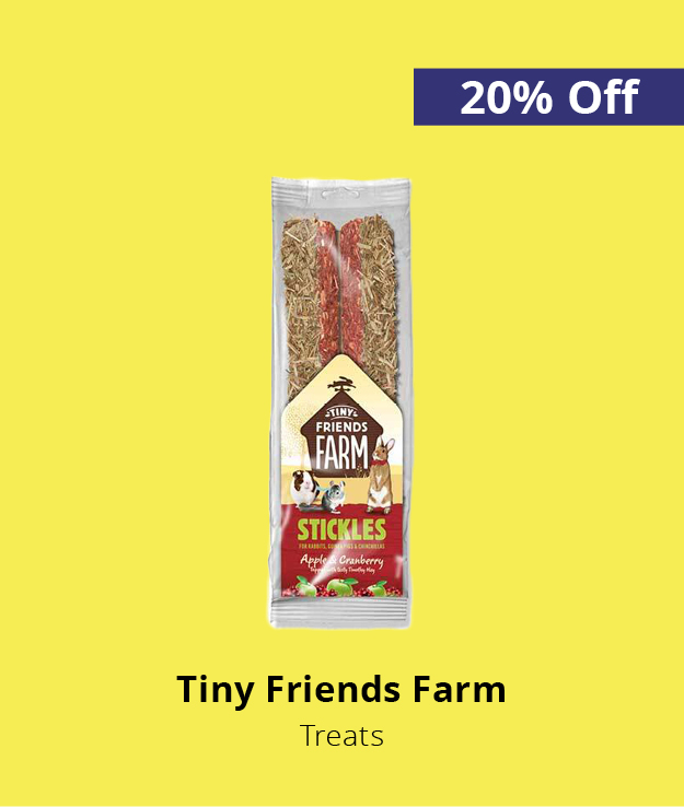 20% off tiny friends farm treats