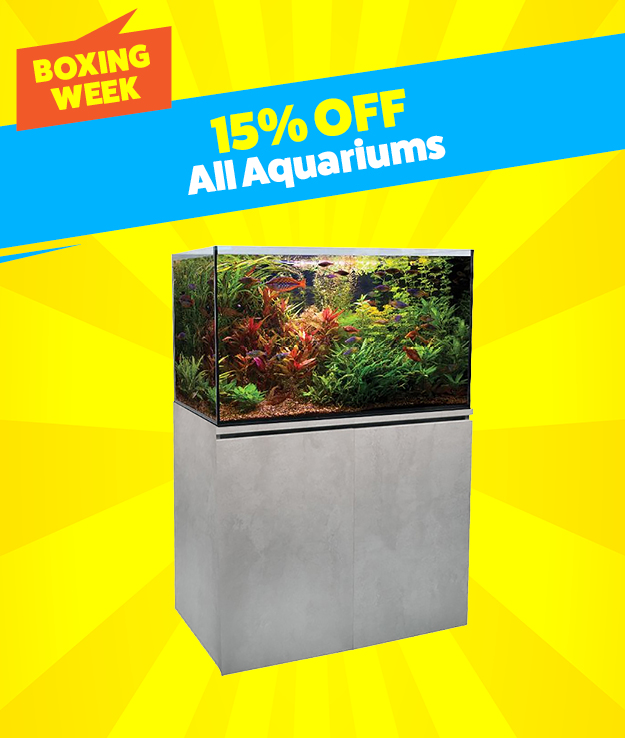 15% off Aquariums