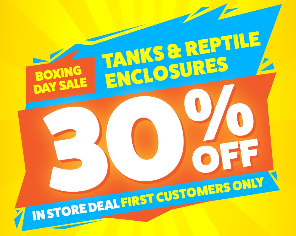 9 reptile enclosures 50% off