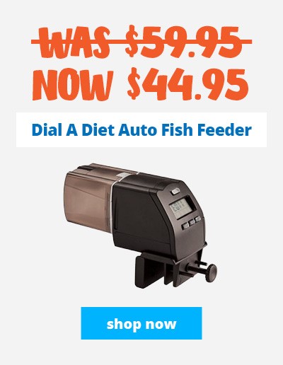 $15 Off RRP Dial A Diet automatic fish feeders