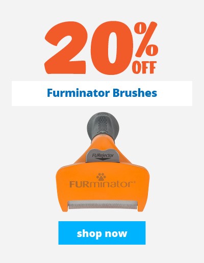 20% Off Furmination dog grooming brushes