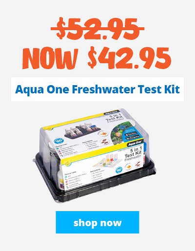 $10 off RRP freshwater test kit