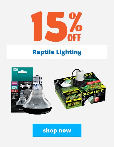 15% off all reptile lighting