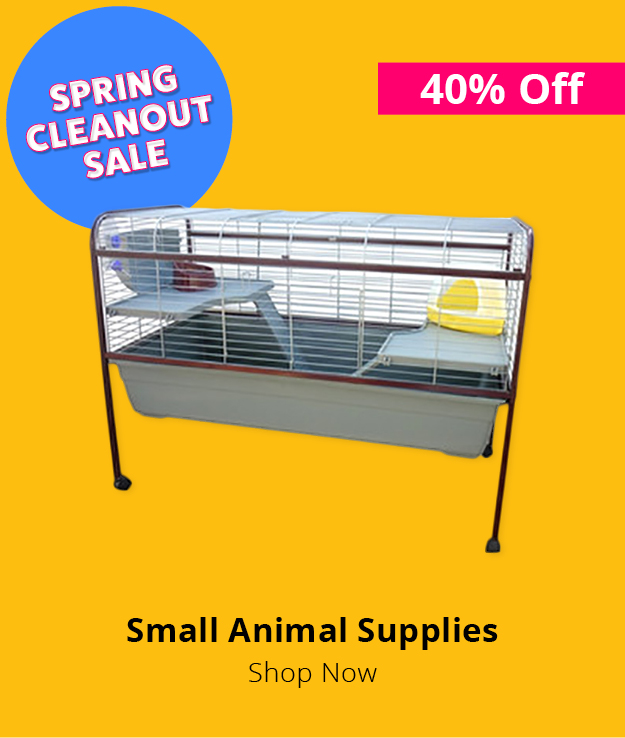 40% off selected small animal enclosures