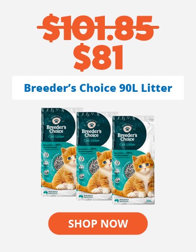 Breeder's Choice Litter 90L was $101.85 now $81