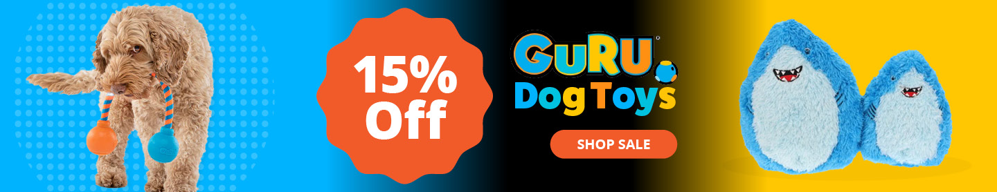 Guru Dog Toys 15% Off