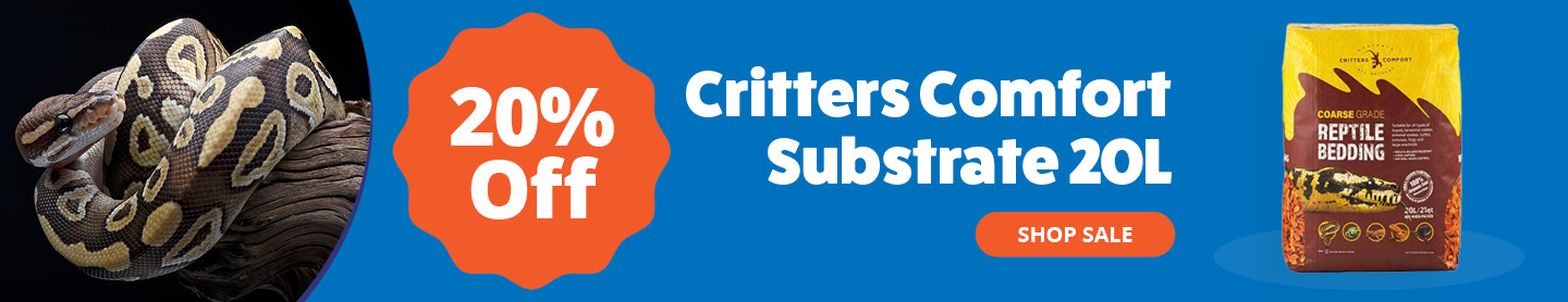 Critter Comfort Substrate 20L 20% Off