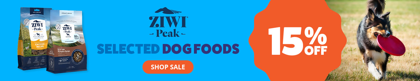 Selected Ziwi Peak Dog Foods 15% Off