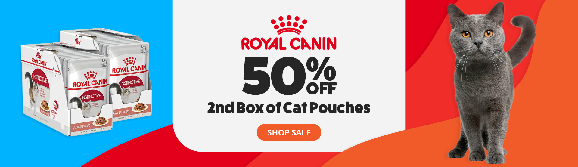 Royal Canin 50% Off 2nd Box of Cat Pouches