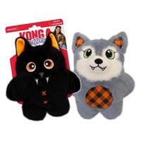 KONG Halloween Snuzzles Bat or Wolf Dog Toy