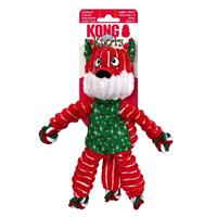 KONG Holiday Floppy Knot Fox Dog Toy Small/Medium