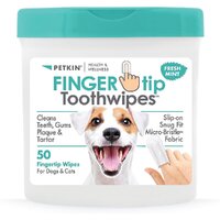 Petkin Dog Tooth Wipes Fresh Mint 50 Pack