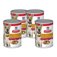 Hills Dog Can Savoury Stew Chicken & Vegetables 363g x4 Pack