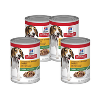 Hills Dog Can Chicken & Barley Puppy 370g x4 Pack