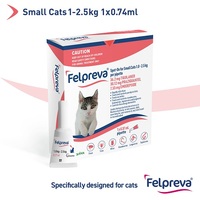 Felpreva Spot-On For Small Cats 1-2.5kg 1 Pack