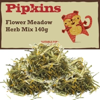 Pipkins Guinea Pig Flower Meadow Herbs Mix 140g