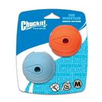 ChuckIt Whistler Ball Dog Toy Medium 2 Pack