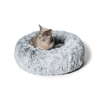 Snooza Calming Cuddler Cat Bed Small Silver Fox