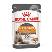 Royal Canin Care Hair & Skin Loaf Cat Food Pouch 12x85g