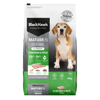 Black Hawk Mature Chicken & Rice Dog Food 20kg