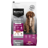 Black Hawk Mature Lamb & Rice Dog Food 20kg