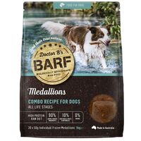 Doctor B's Barf Frozen Combo Medallions Dog Food 1kg