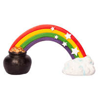 Rainbow with Pot Gold Aquarium Ornament Medium