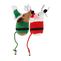 Kazoo Kitty Christmas Jingle Mice Cat Toy 2 Pack