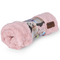 Kazoo Reversible Pet Blanket Pink