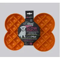 LickiMat Slodog Small Dog Slow Feeder Orange