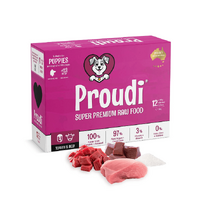 Proudi Turkey & Beef Raw Food for Puppies 1.2kg
