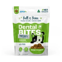 Bell & Bone Adult Cat Dental Bites Chicken with Blueberry 80g