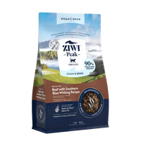 Ziwi Peak Steam & Dried Beef With Whiting Cat Food 800g